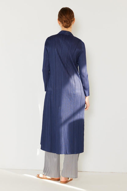 Marina West Swim Pleated Long Sleeve Cardigan Carauana Store