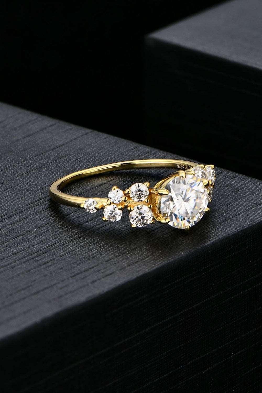 1 Carat Moissanite 925 Sterling Silver Ring Carauana Store