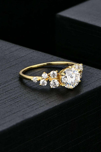 1 Carat Moissanite 925 Sterling Silver Ring Carauana Store