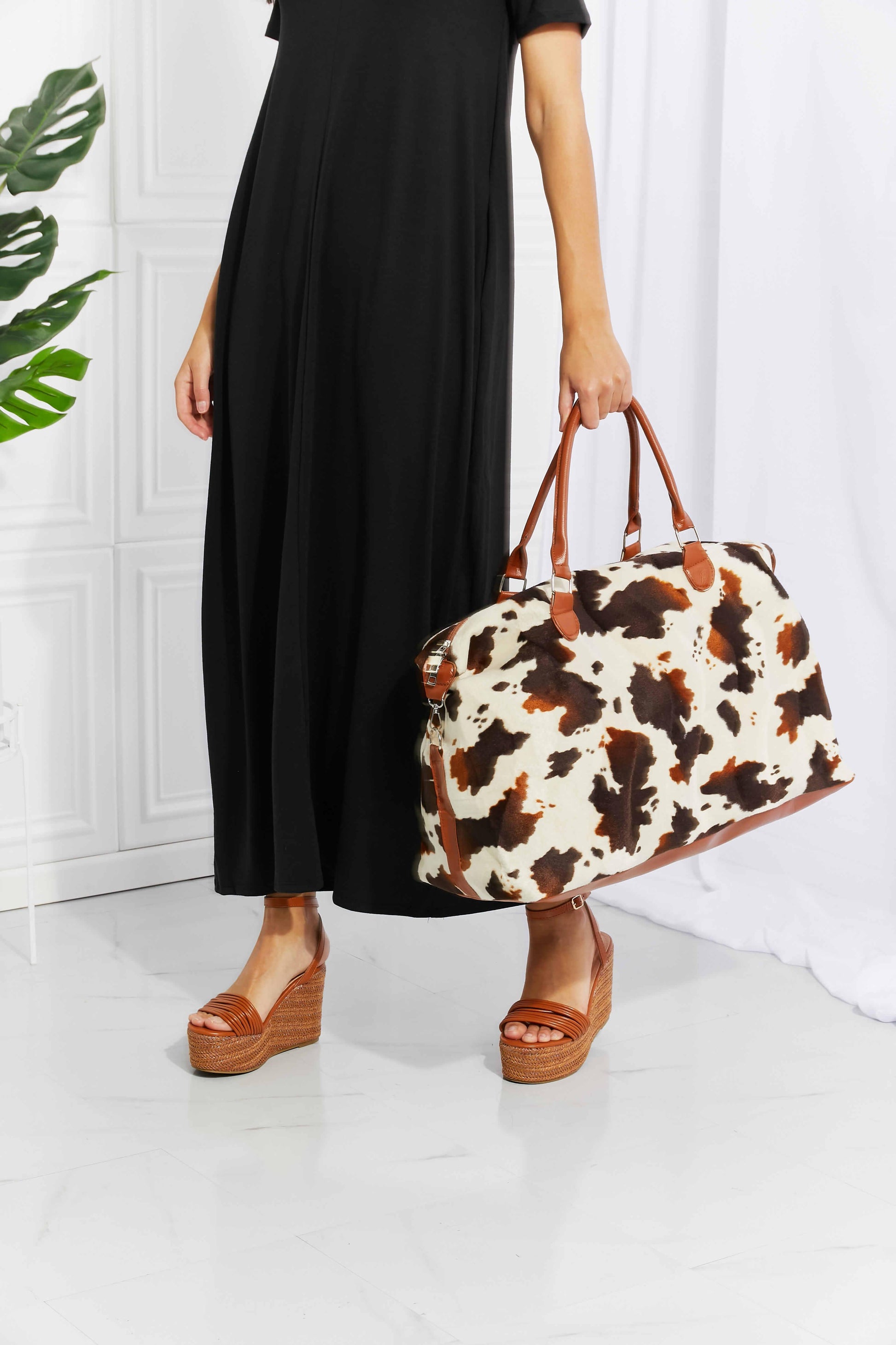 Animal Print Plush Weekender Bag Carauana Store