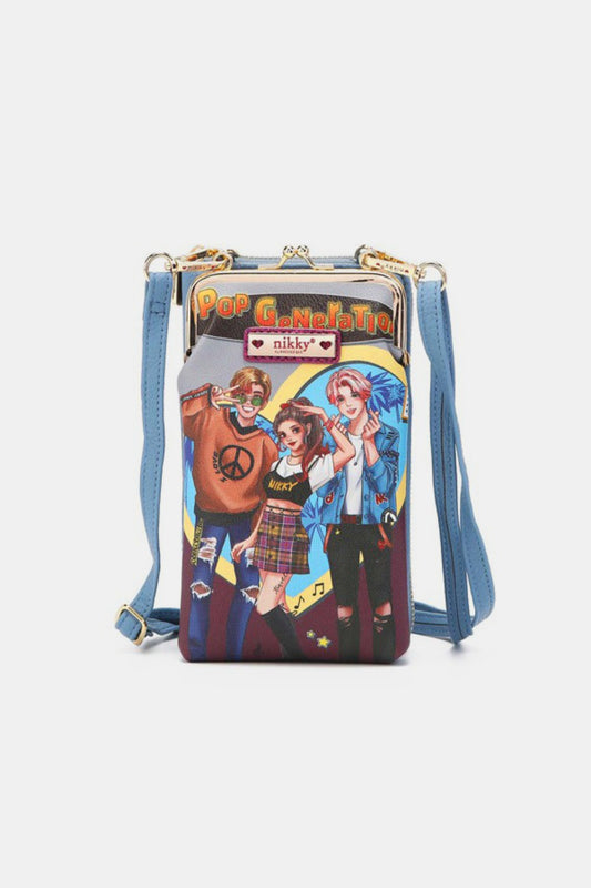Nicole Lee USA Printed Crossbody Wallet Carauana Store