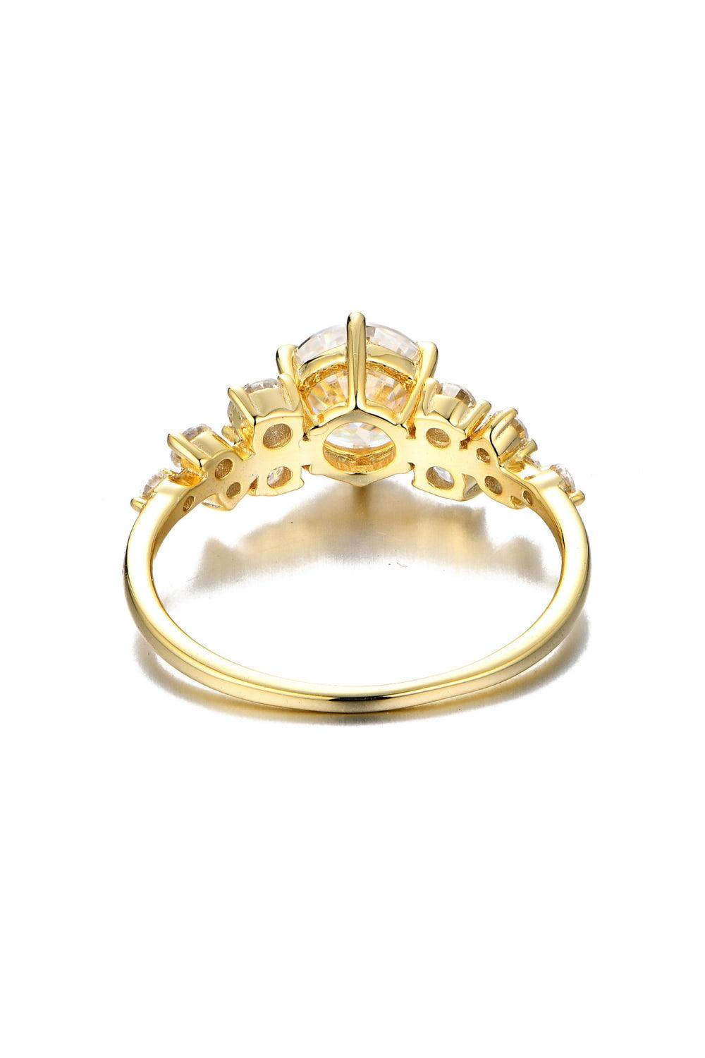 1 Carat Moissanite 925 Sterling Silver Ring Carauana Store