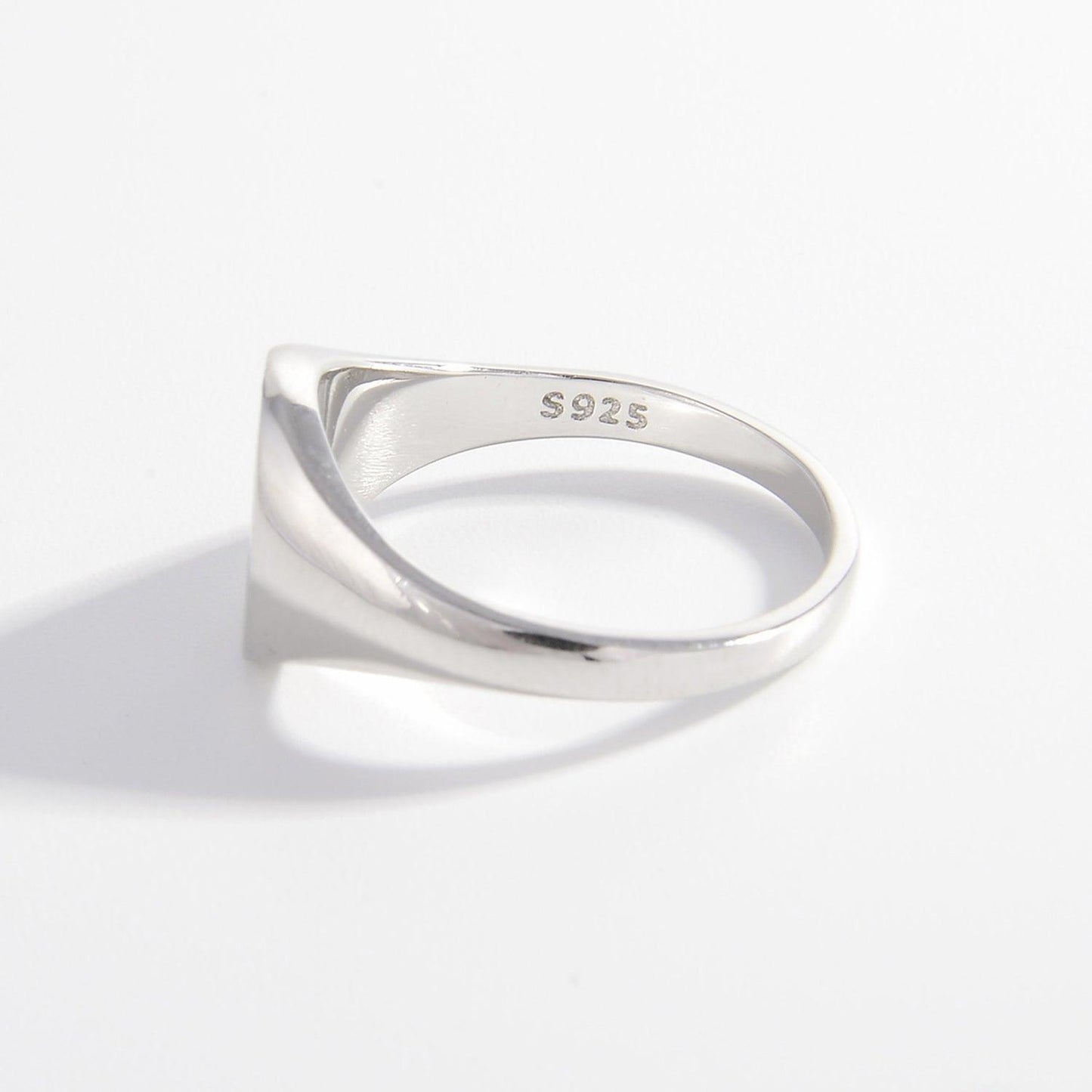 925 Sterling Silver Signet Ring Carauana Store