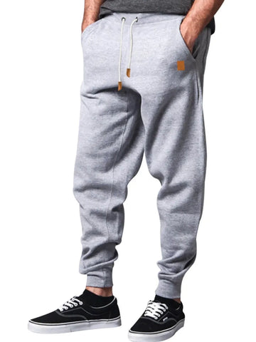 Men's Full Size Drawstring Pants Plus Size