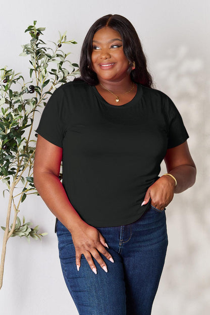 Basic Bae Full Size Round Neck Short Sleeve T-Shirt Carauana Store