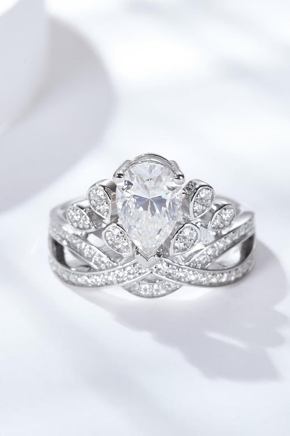1.5 Carat Moissanite Crown-Shaped Ring Carauana Store