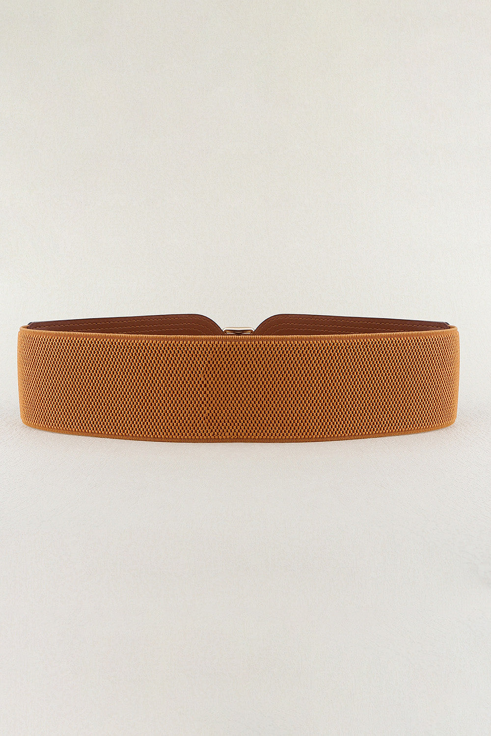 Elastic Wide PU Belt CaRaUaNa Fashion