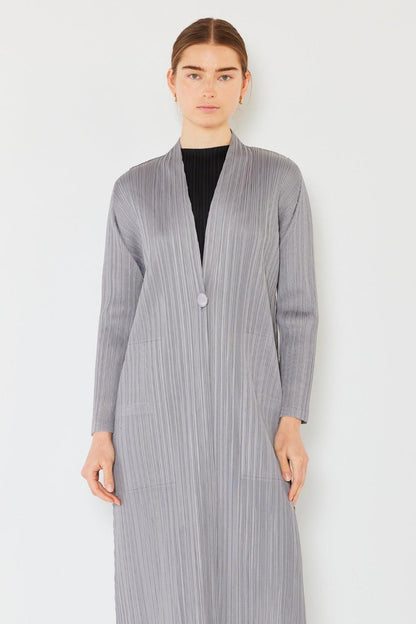 Marina West Swim Pleated Long Sleeve Cardigan Carauana Store
