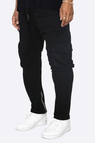 Men's Plus Size Solid Cargo Pants
