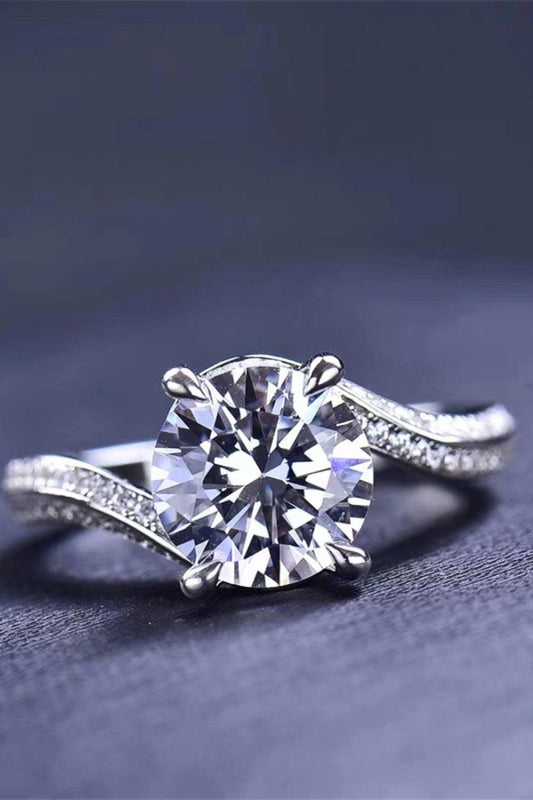 Keep Your Eyes On Me 3 Carat Moissanite Ring Carauana Store