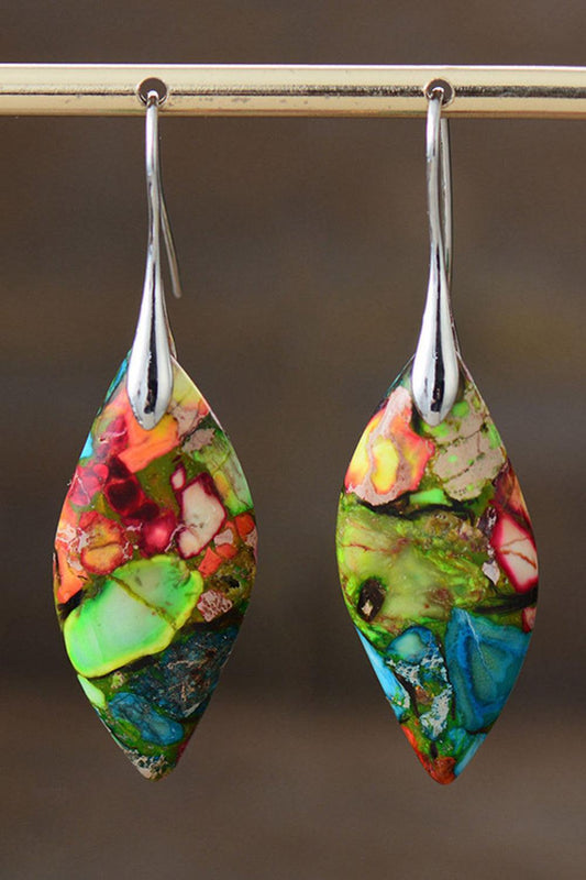 Handmade Natural Stone Dangle Earrings Carauana Store