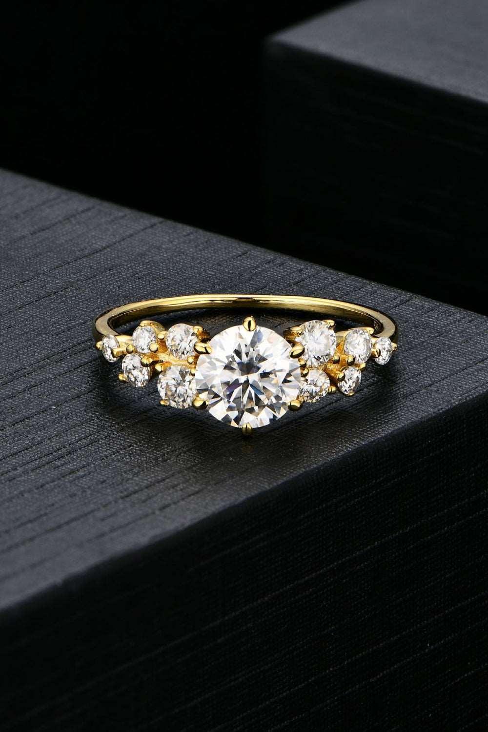 1 Carat Moissanite 925 Sterling Silver Ring Carauana Store