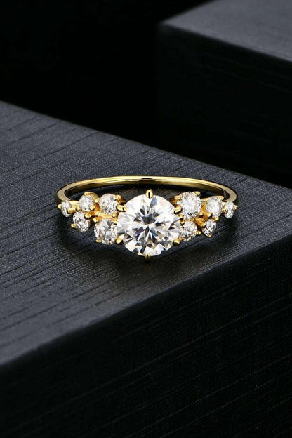 1 Carat Moissanite 925 Sterling Silver Ring Carauana Store
