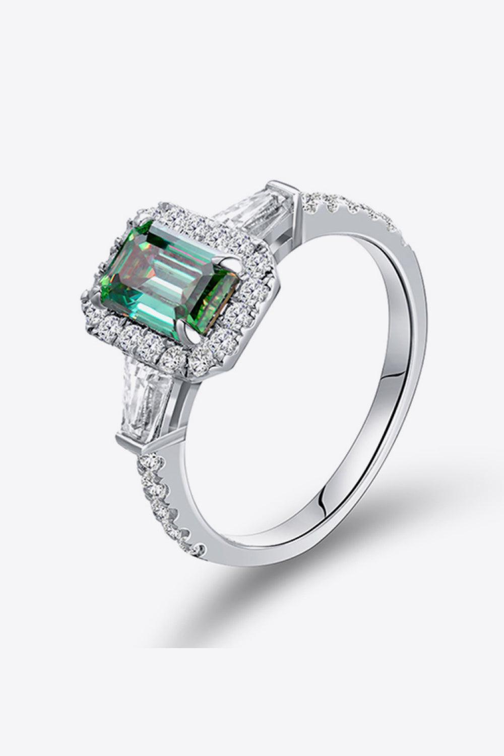 1 Carat Moissanite 925 Sterling Silver Ring Carauana Store