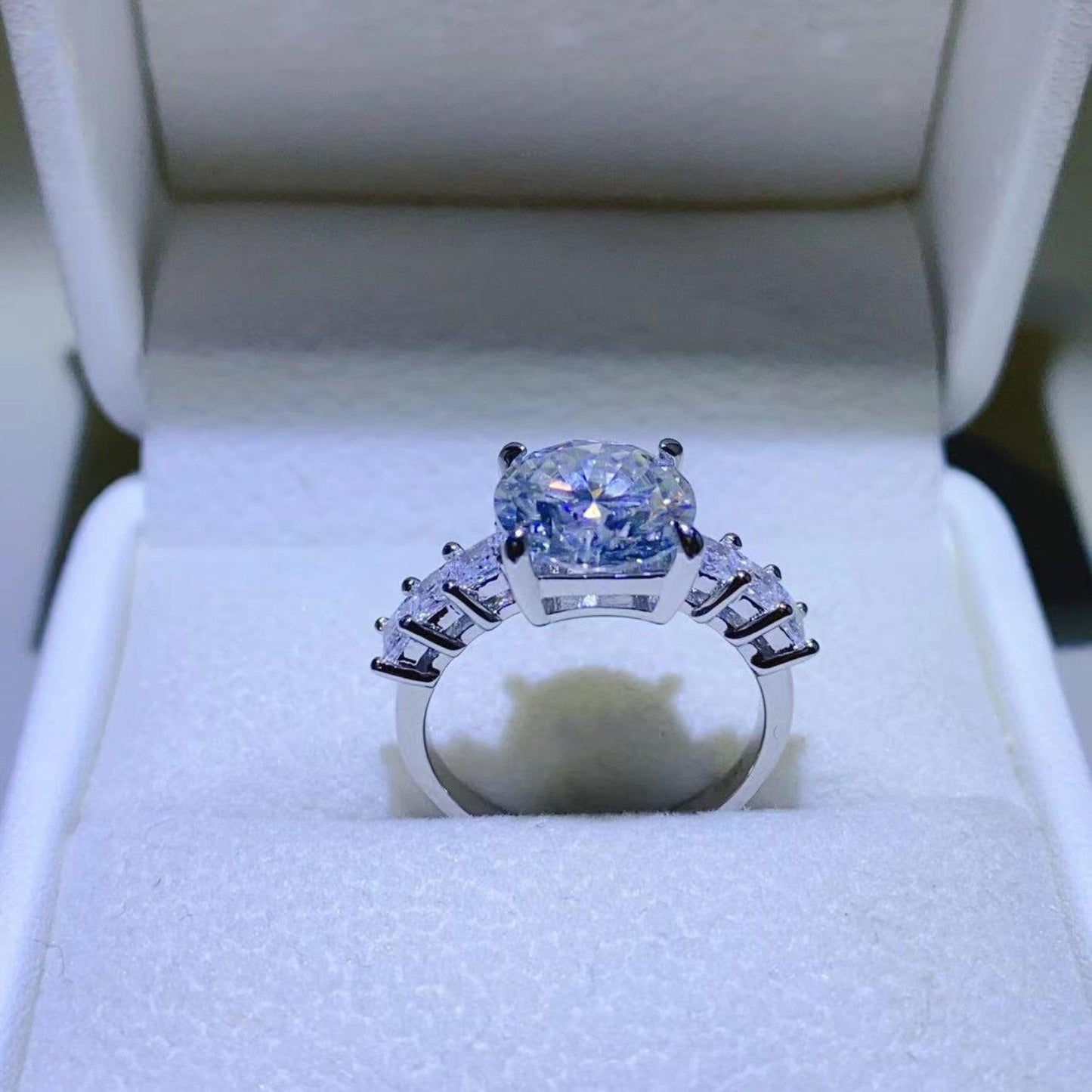 3 Carat Moissanite 925 Sterling Silver Ring Carauana Store