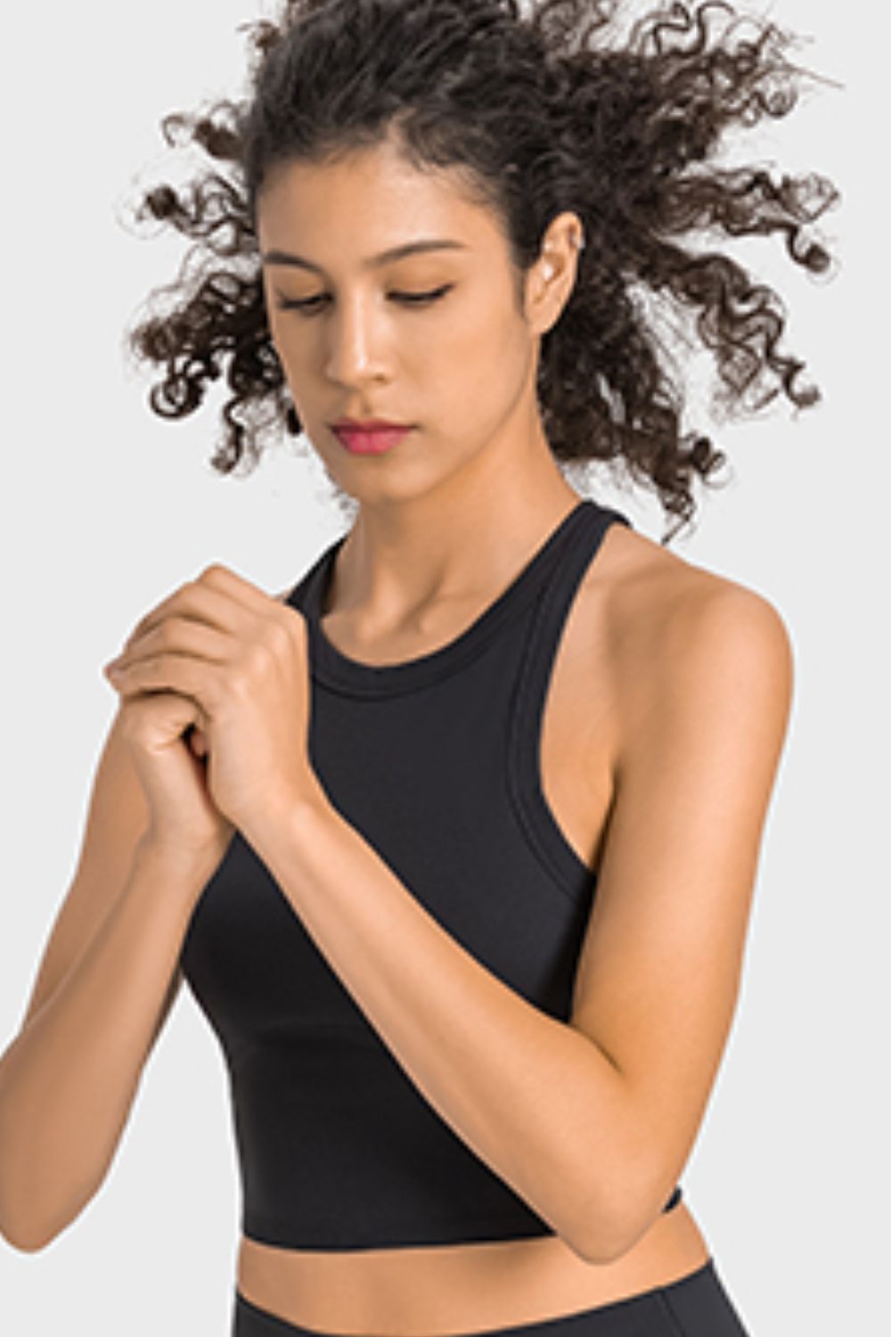 Millennia Racerback Cropped Sports Tank Carauana Store