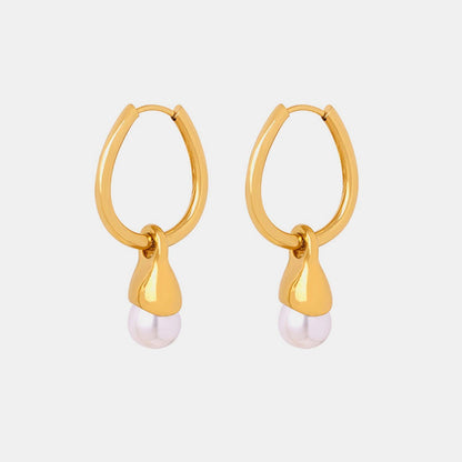 Titanium Steel Huggie Earrings Carauana Store