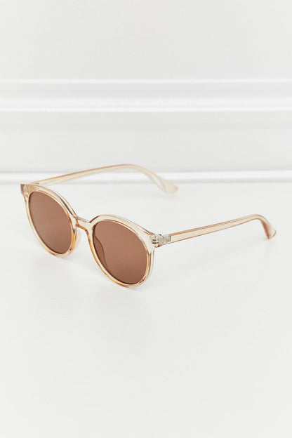 Round Full Rim Polycarbonate Frame Sunglasses Carauana Store