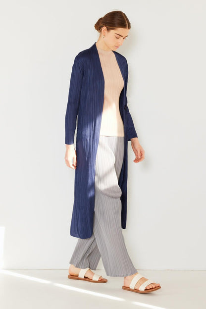 Marina West Swim Pleated Long Sleeve Cardigan Carauana Store