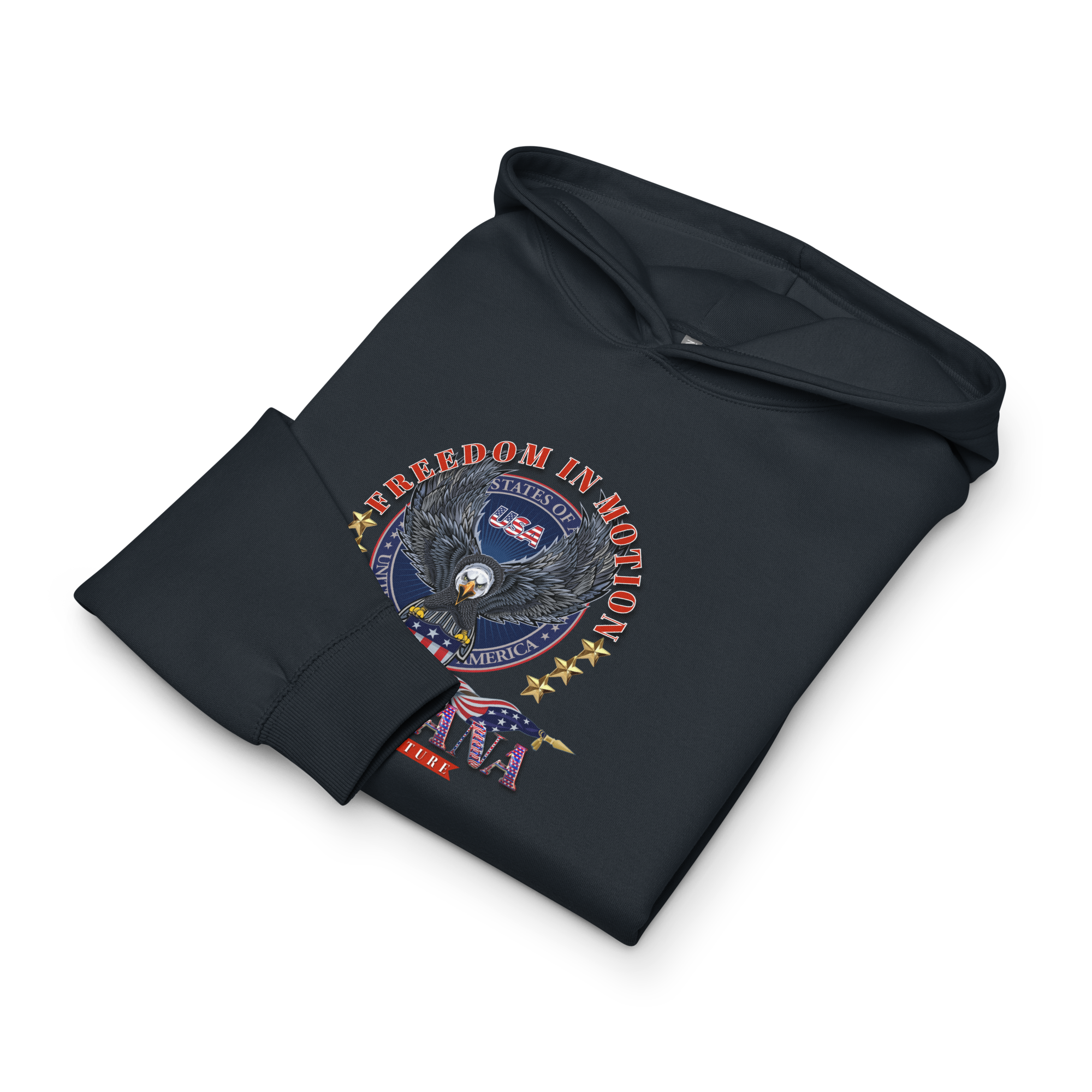 CaRaUaNa Unisex Hoodie Navy Cotton - CaRaUaNa Fashion