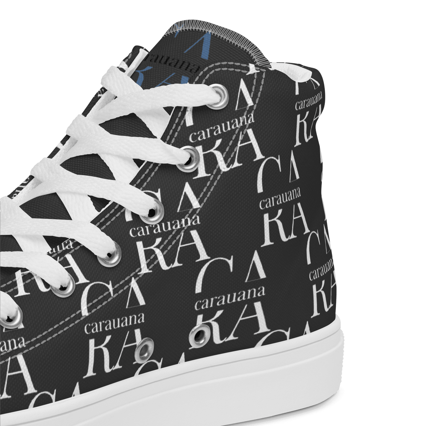 CARAUANA Hip Hop canvas shoes Black Branded