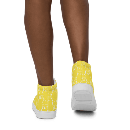 CARAUANA Hip Hop canvas shoes Yellow Branded