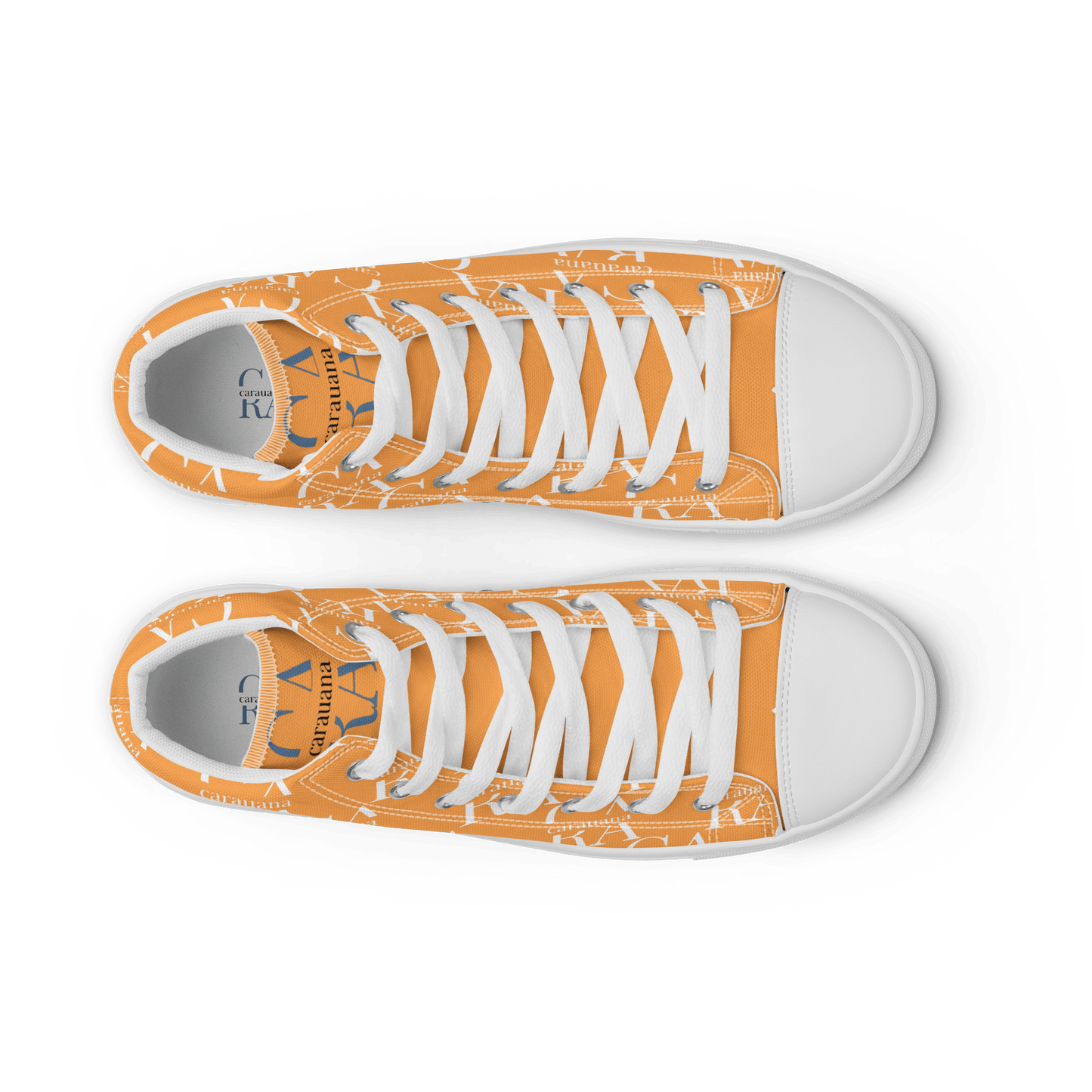 CARAUANA Hip Hop canvas shoes Orange Branded