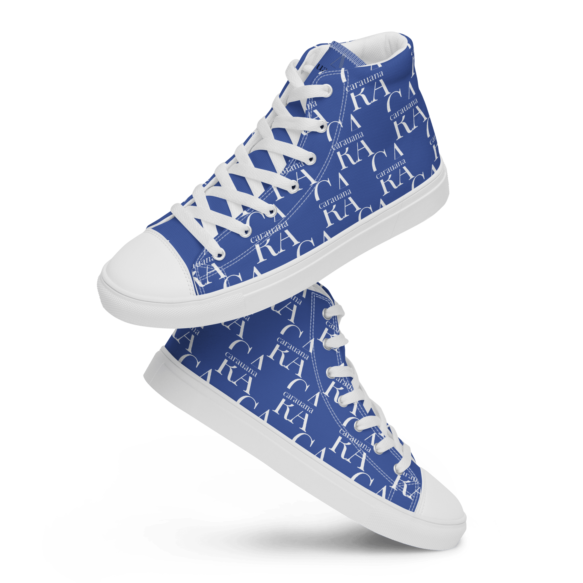 CARAUANA Hip Hop canvas shoes Blue Branded