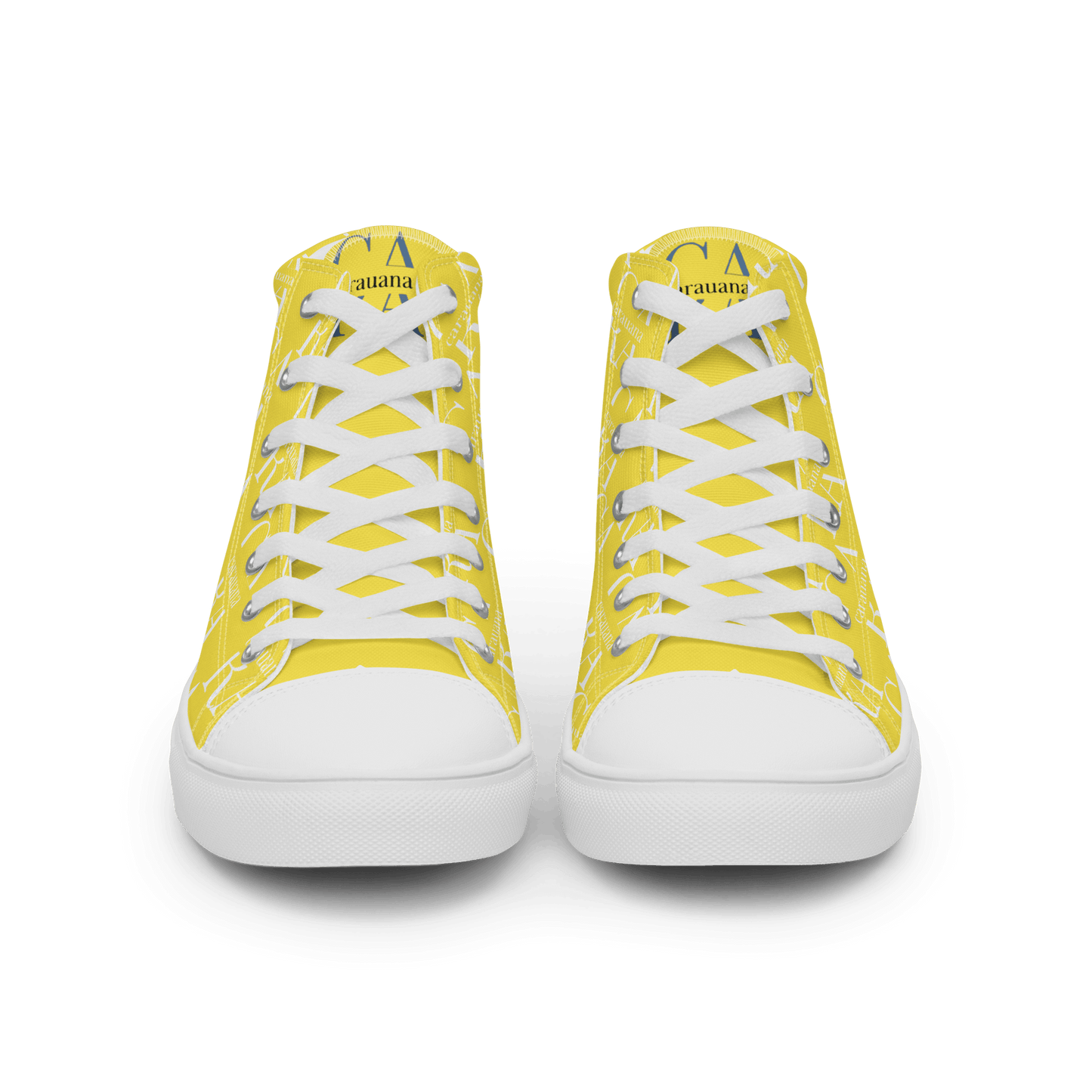 CARAUANA Hip Hop canvas shoes Yellow Branded