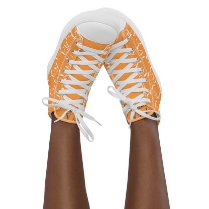 CARAUANA Hip Hop canvas shoes Orange Branded