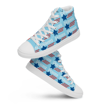 CARAUANA Hip Hop canvas shoes sky blue USA