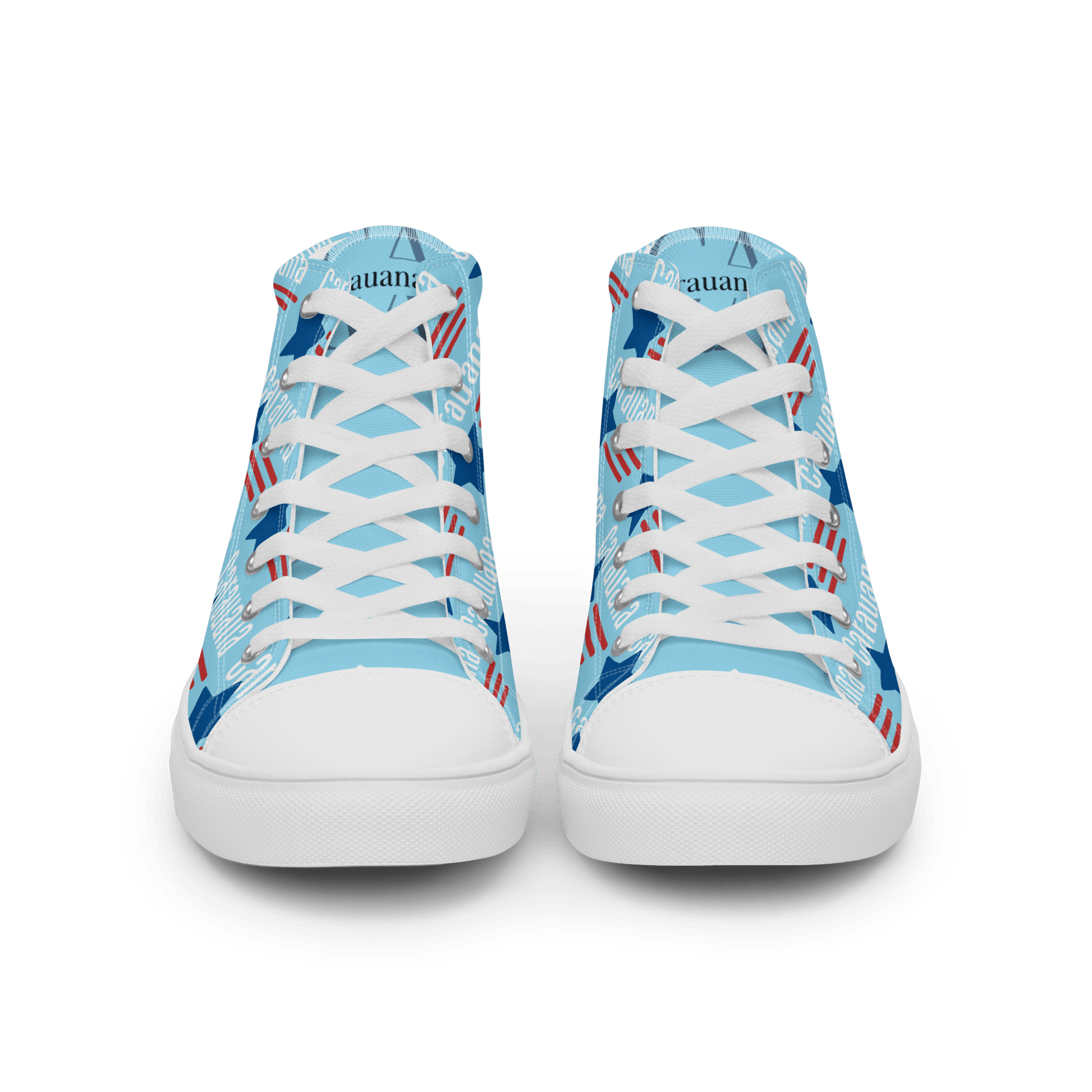 CARAUANA Hip Hop canvas shoes sky blue USA