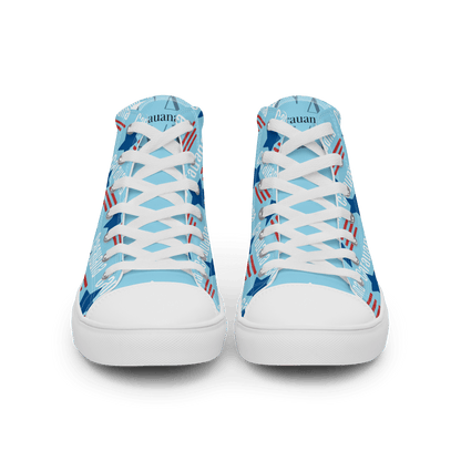 CARAUANA Hip Hop canvas shoes sky blue USA