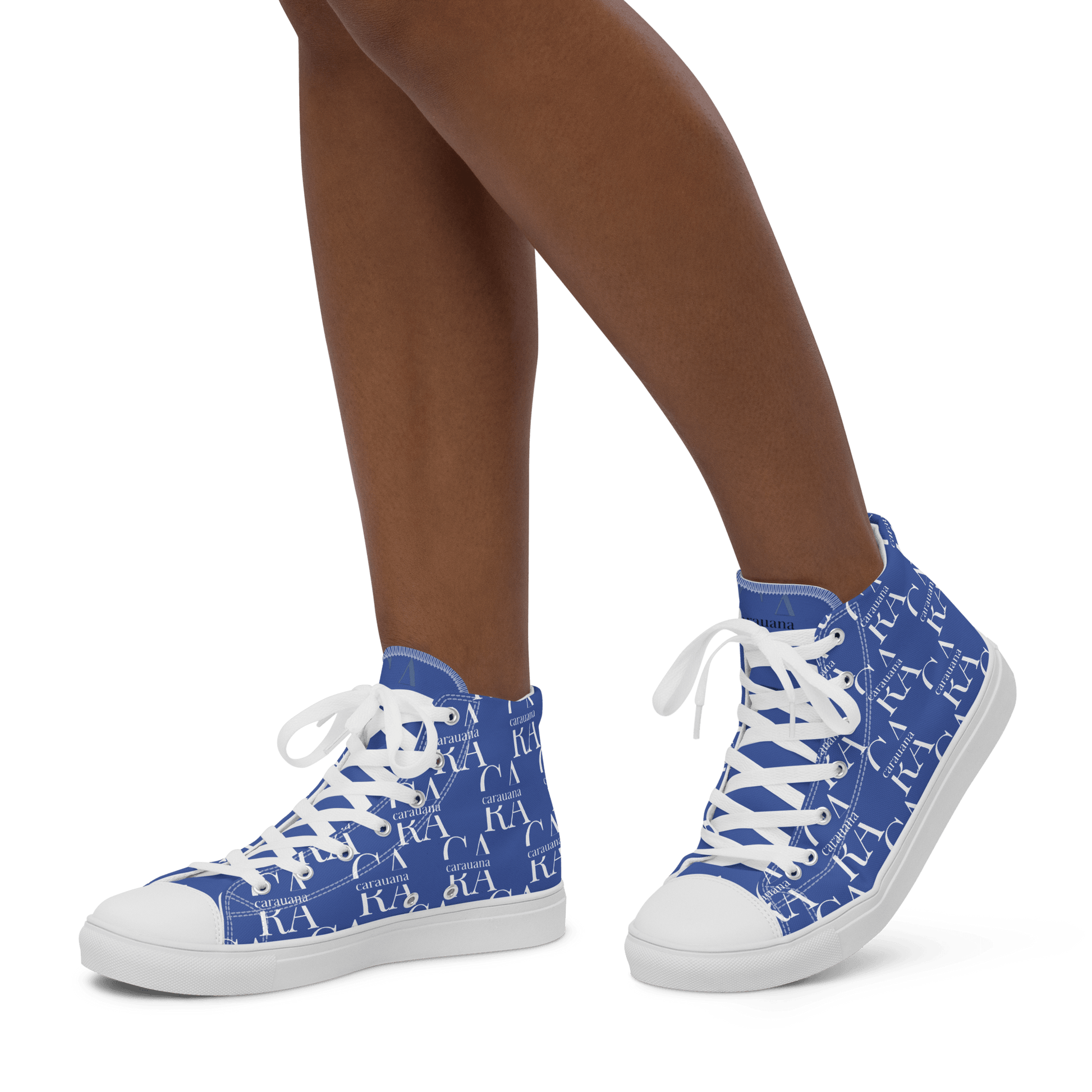 CARAUANA Hip Hop canvas shoes Blue Branded