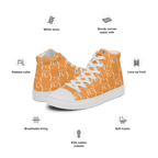 CARAUANA Hip Hop canvas shoes Orange Branded Carauana Store