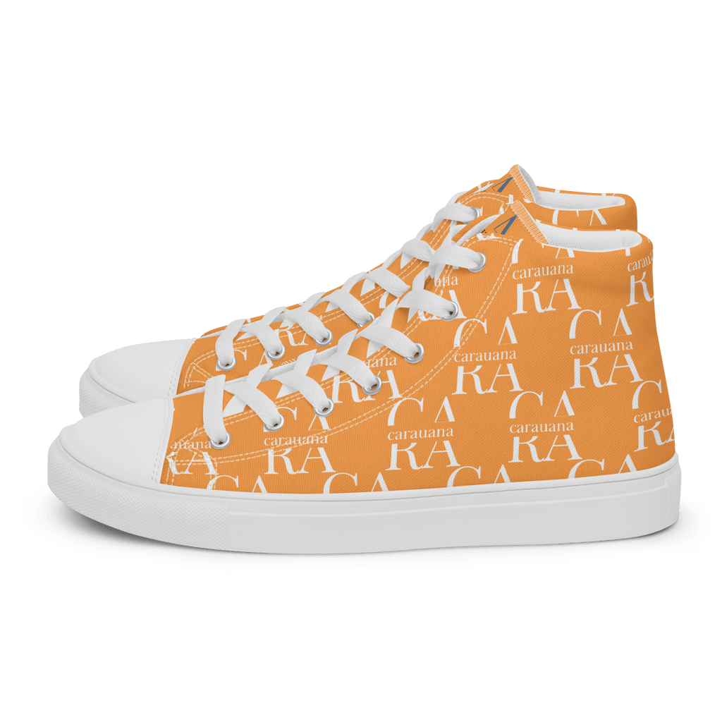 CARAUANA Hip Hop canvas shoes Orange Branded Carauana Store