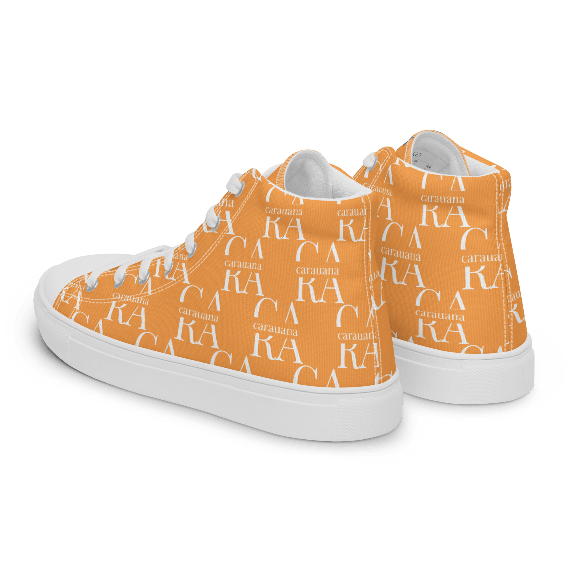 CARAUANA Hip Hop canvas shoes Orange Branded Carauana Store