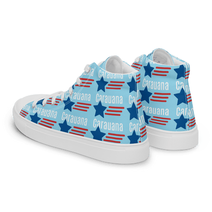 CARAUANA Hip Hop canvas shoes sky blue USA