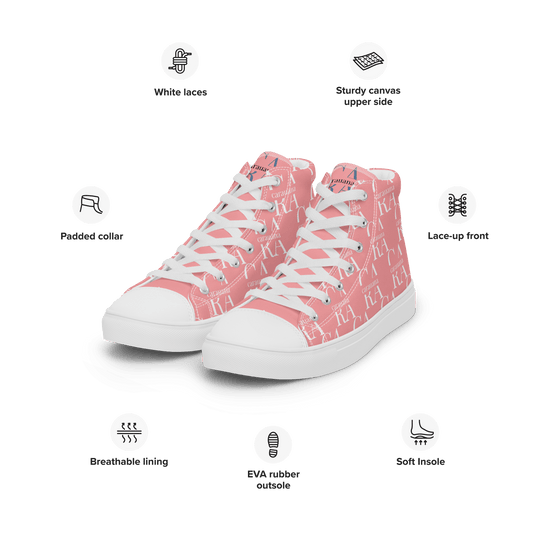 CARAUANA Hip Hop canvas shoes Pink Branded