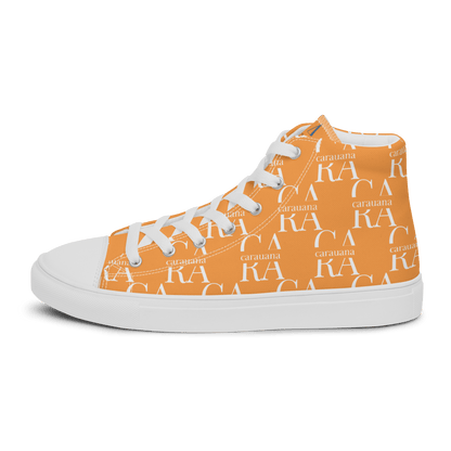 CARAUANA Hip Hop canvas shoes Orange Branded