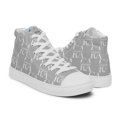 CARAUANA Hip Hop canvas shoes Grey Branded