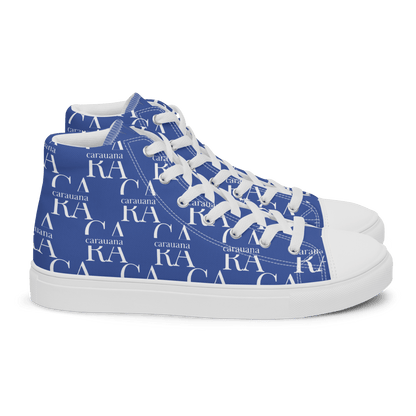 CARAUANA Hip Hop canvas shoes Blue Branded