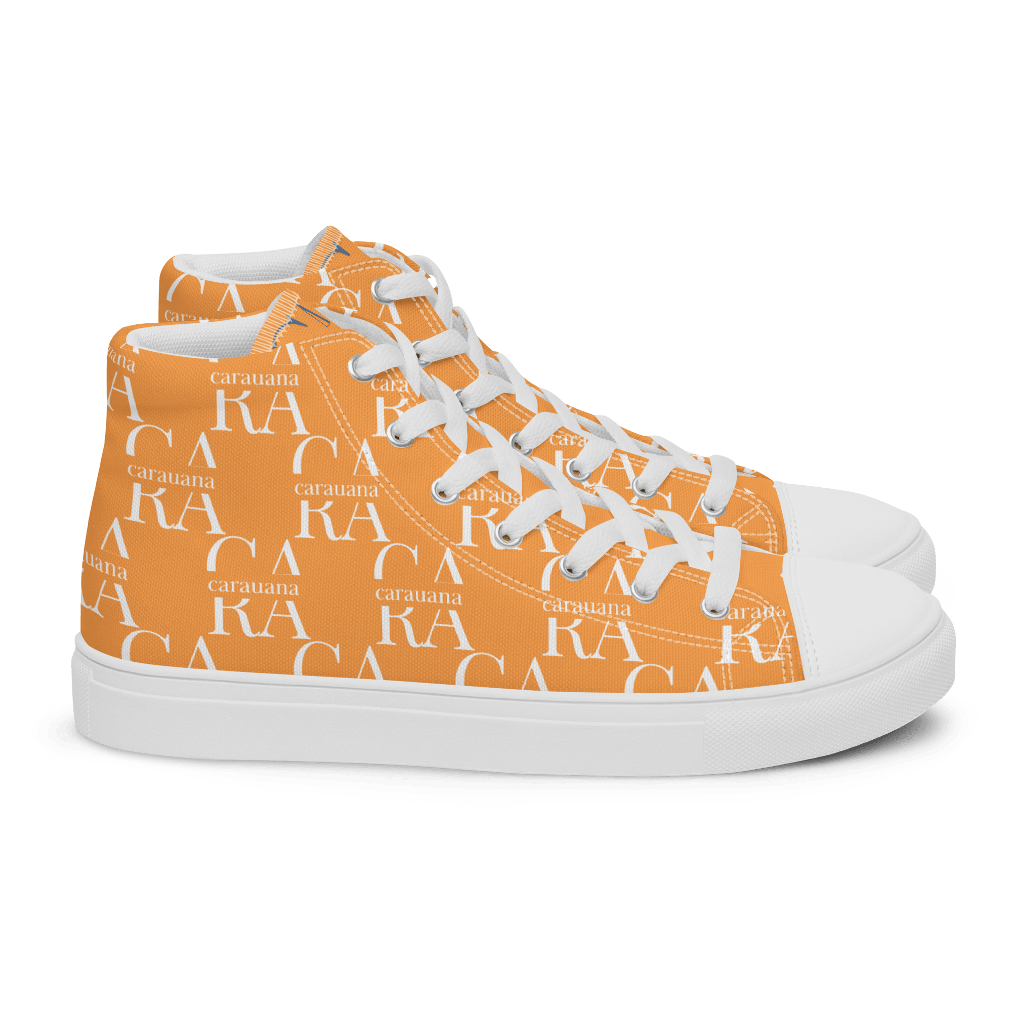 CARAUANA Hip Hop canvas shoes Orange Branded Carauana Store