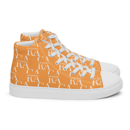 CARAUANA Hip Hop canvas shoes Orange Branded