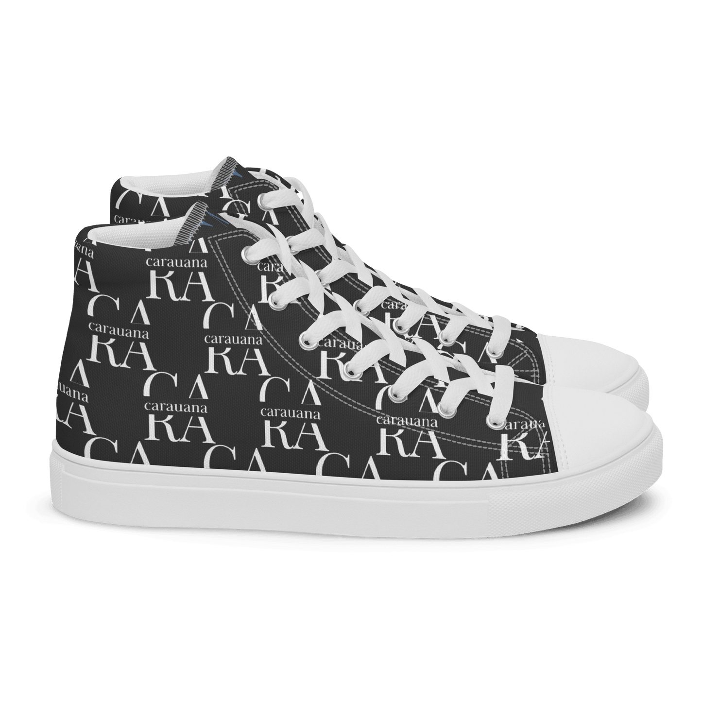 CARAUANA Hip Hop canvas shoes Black Branded