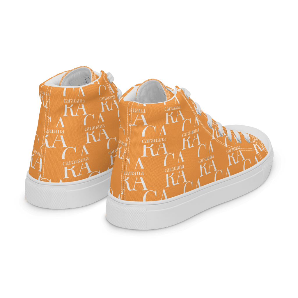 CARAUANA Hip Hop canvas shoes Orange Branded Carauana Store