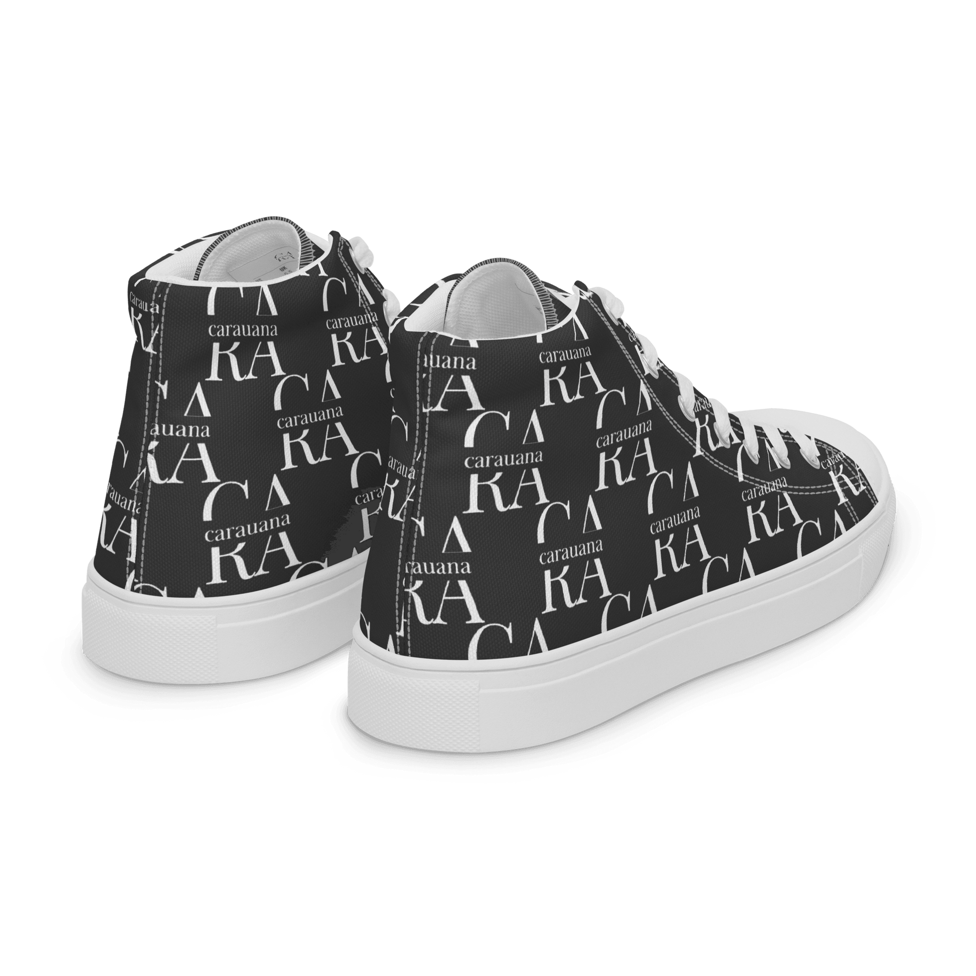 CARAUANA Hip Hop canvas shoes Black Branded